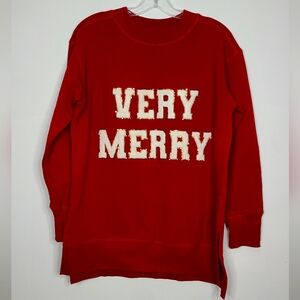 [MAURICES] 'Very Merry' sweatshirt, Women's {size: X small}